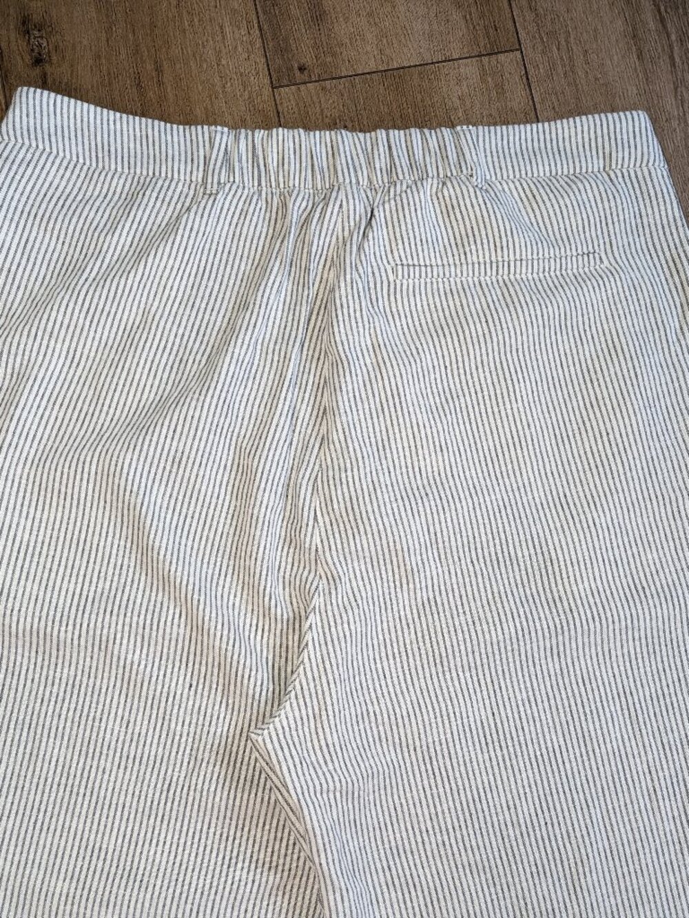 NWT Old Navy Womens High-Waisted Linen-Blend Pleated Front Pants Size XL Tall - Picture 9 of 11